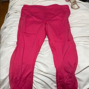 Hot pink fabletics leggings